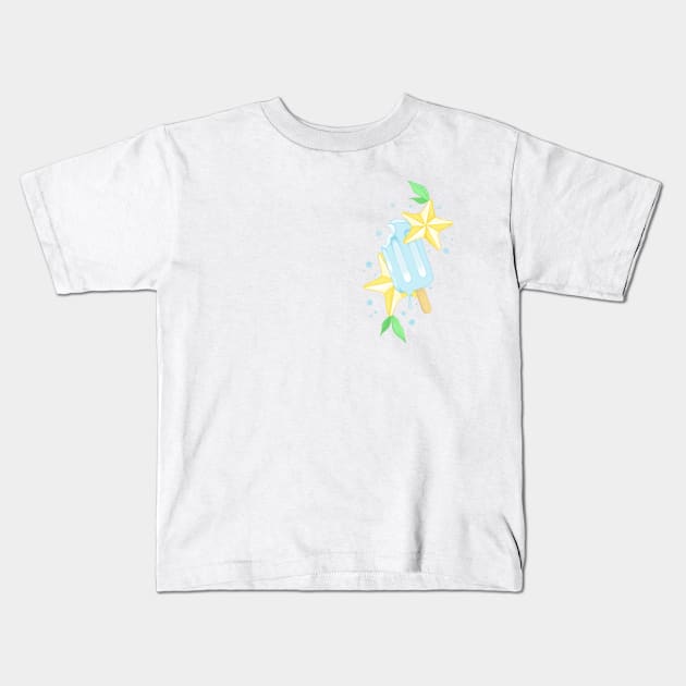 Kingdom Hearts Paopu Fruit & Sea Salt Ice Cream Kids T-Shirt by AdamAndTay